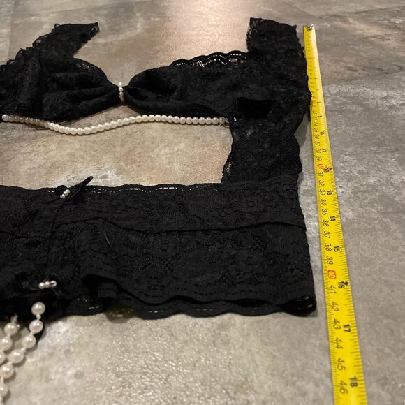 vintage 90s elegant moments cutout pearl g string bodysuit size small - Picture 6 of 8